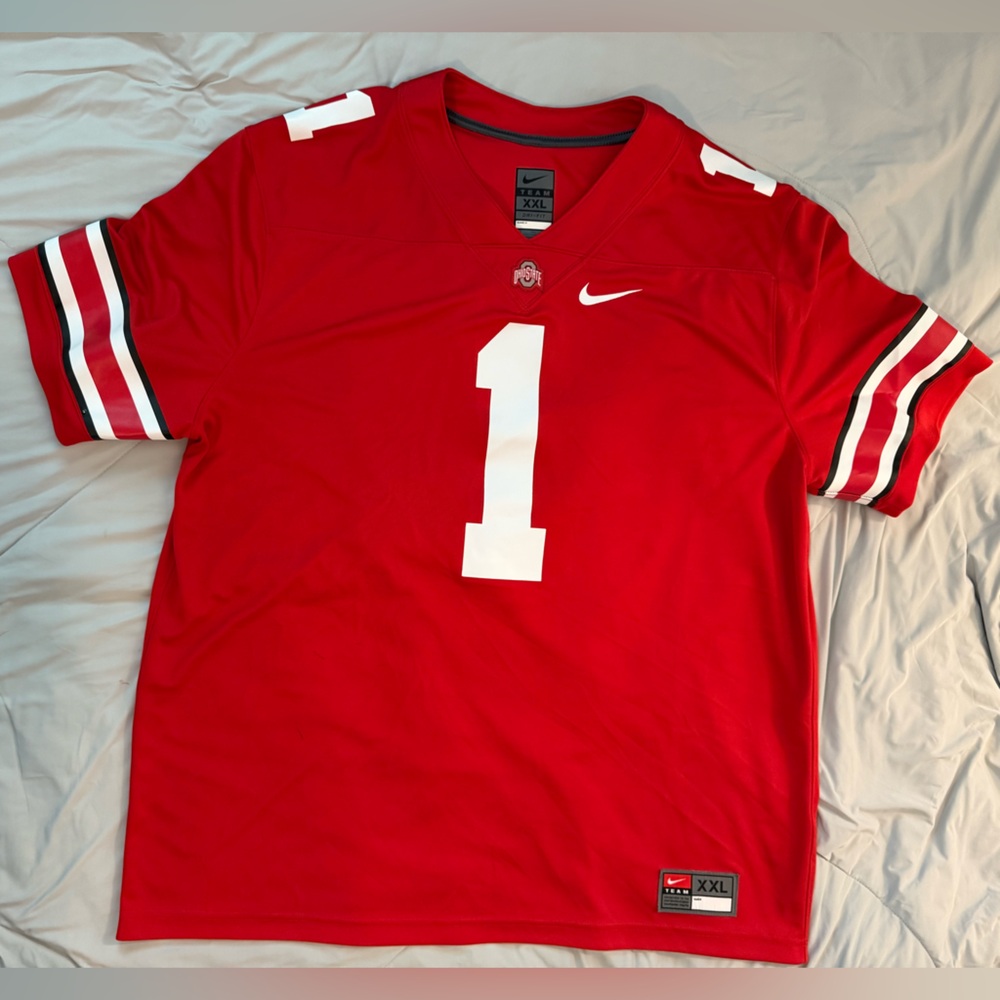 #1 Ohio State Buckeyes Nike Game Jersey - Scarlet XXL